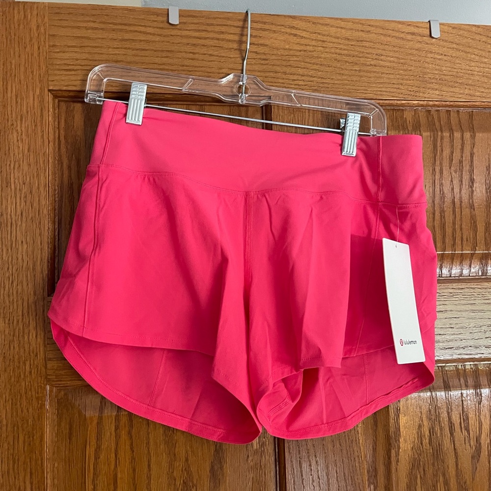 lululemon speed up shorts mid rise 4”